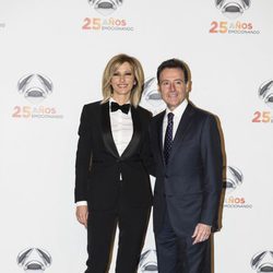 Susanna Griso y Matías Prats en la fiesta del 25 aniversario de Antena 3