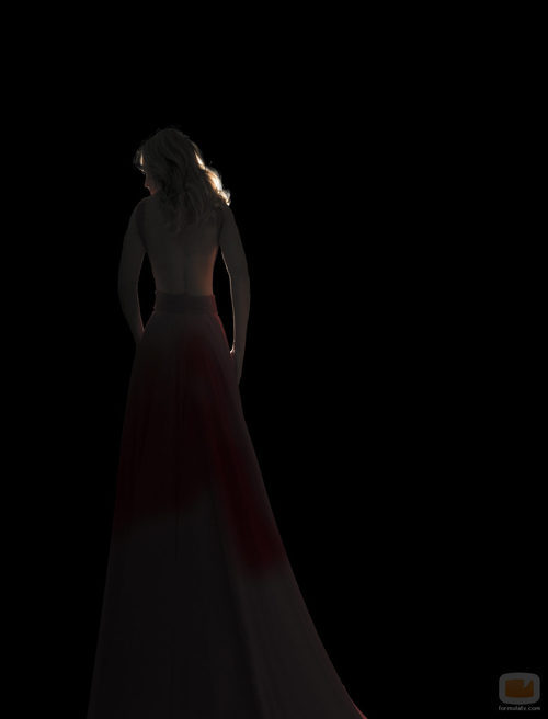 Edurne durante la grabación del videoclip de su tema para Eurovisión