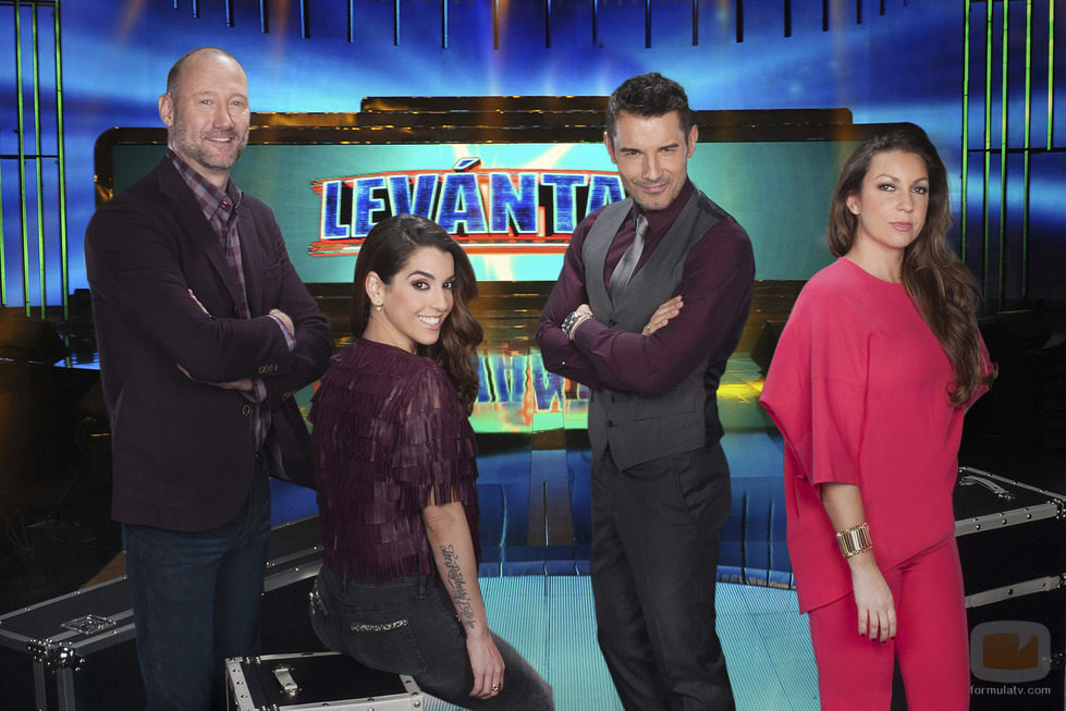 Pedro García Aguado, Ruth Lorenzo, Jesús Vázquez y Niña Pastori