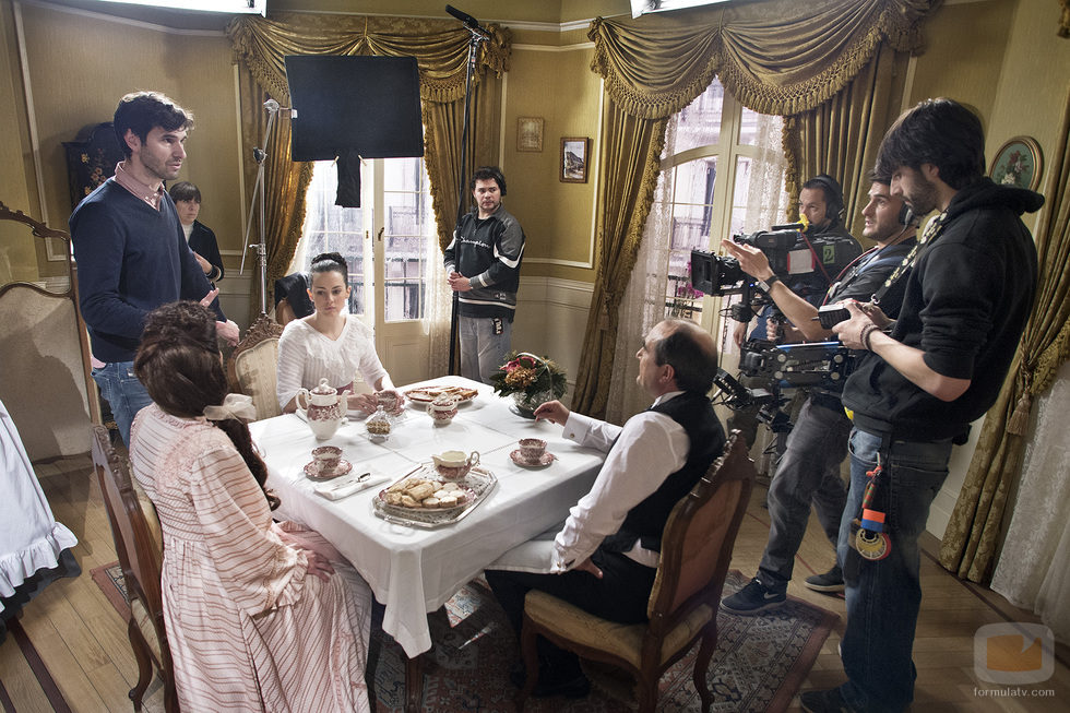 Varios de los actores de 'Acacias 38' ruedan sus primeras tomas de la serie