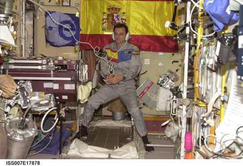 El astronauta Pedro Duque