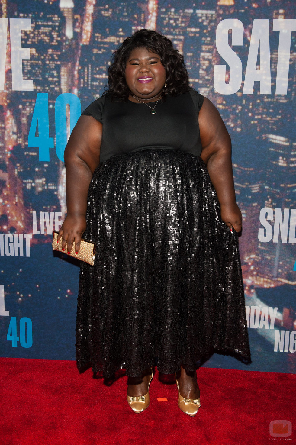 Gabourey Sidibe en los 40 años de 'Saturday Night Live'