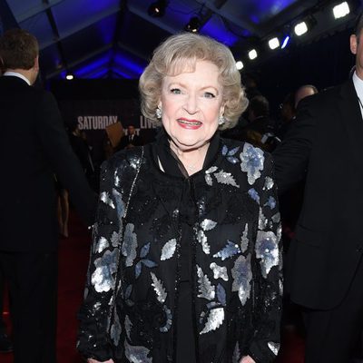 Betty White en la fiesta 'Saturday Night Live' 40