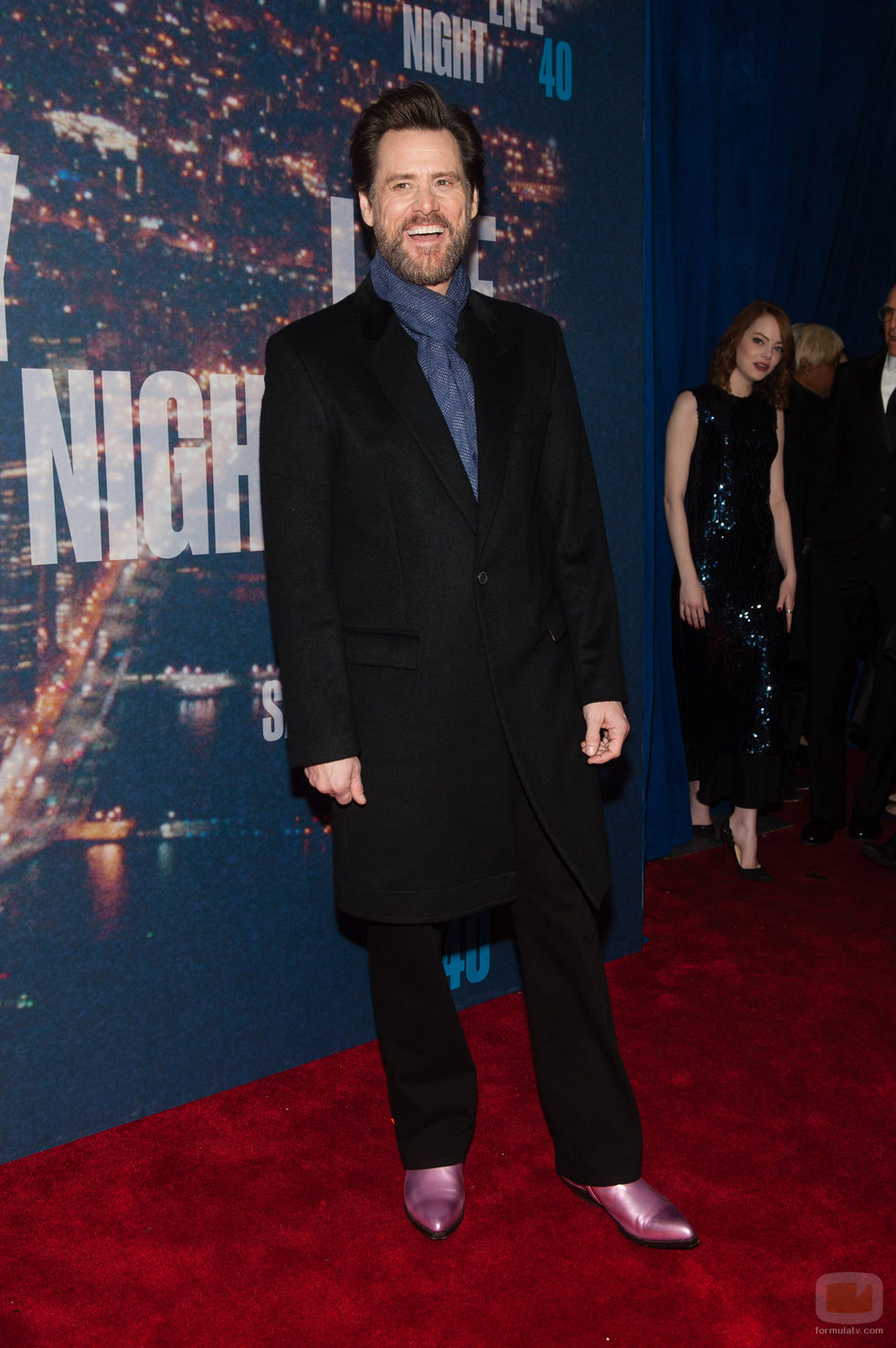 Jim Carrey en el 40 aniversario de 'Saturday Night Live'