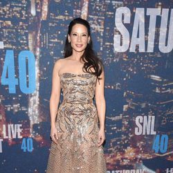 Lucy Liu en el 40 aniversario de 'Saturday Night Live'