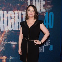 Rachel Dratch en la fiesta del 40 aniversario de 'SNL'