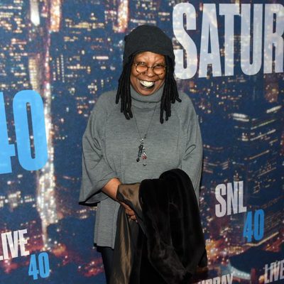 Whoopi Goldberg en la fiesta 40 aniversario 'SNL'