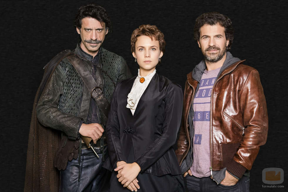 Rodolfo Sancho, Aura Garrido y Nacho Fresneda son los protagonistas de 'El Ministerio del Tiempo'