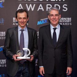 Pedro Duque y Antonio Fernández-Galiano en los Born to be Discovery Awards 2015