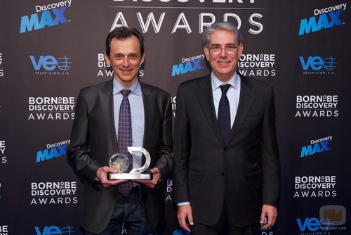Pedro Duque y Antonio Fernández-Galiano en los Born to be Discovery Awards 2015