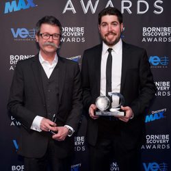 Miguel González-Andrades y Javier López en los Born to be Discovery Awards 2015