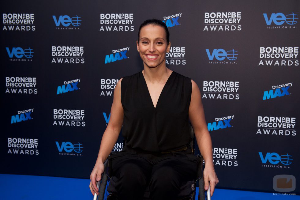 Teresa Perales en los Born to be Discovery Awards 2015