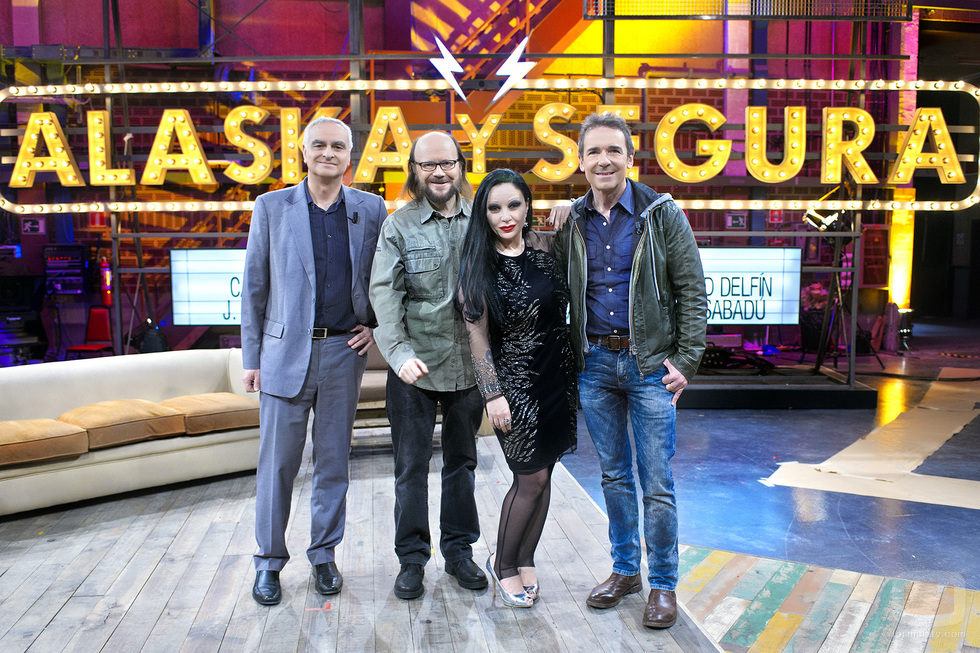 Alaska, Santiago Segura, Santiago Tabernero y Samuel Martín Mateos