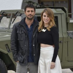 Blanca Suárez y Hugo Silva, en la presentación de 'Los nuestros'