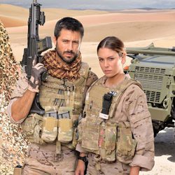 La pareja de actores españoles Hugo Silva y Blanca Suárez protagoniza 'Los nuestros'