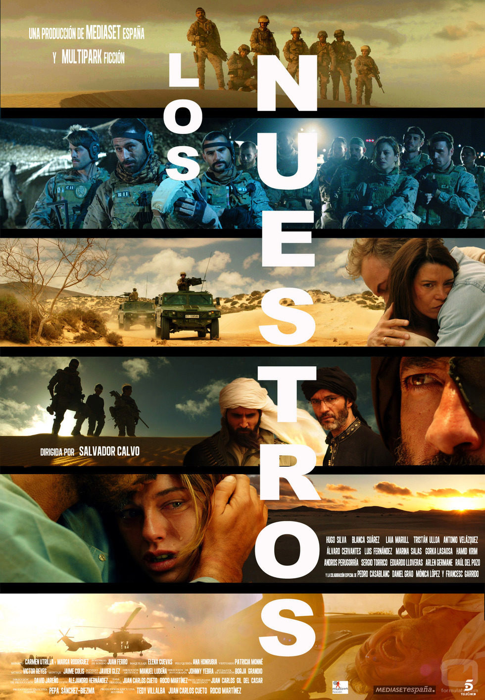 Cartel de 'Los nuestros'