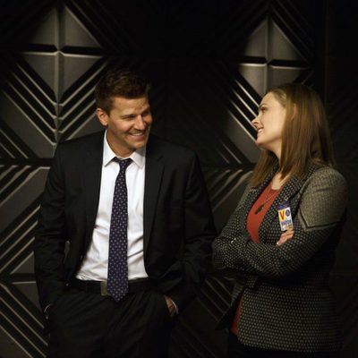 Emily Deschanel y David Boreanaz en la décima temporada de 'Bones'