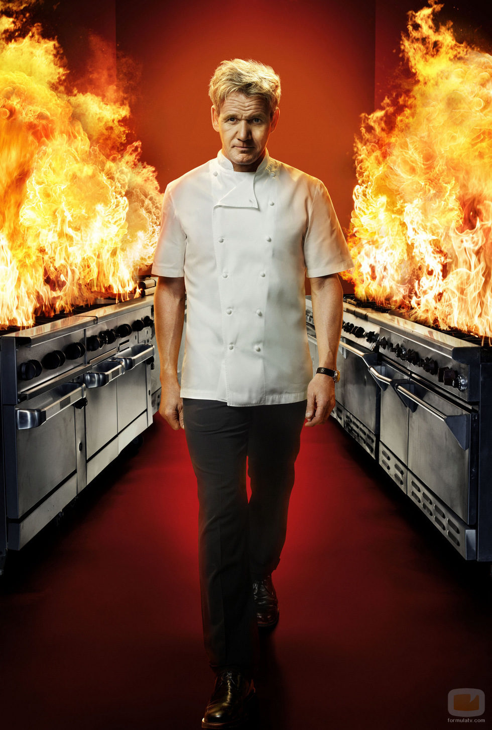 El chef Gordon Ramsay en 'Hell's Kitchen'