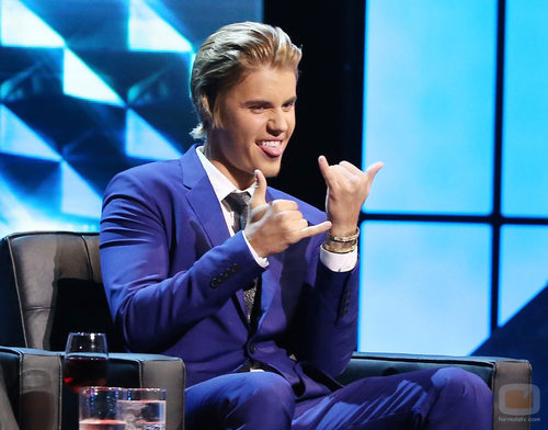 Justin Bieber en el 'Roast of Justin Bieber' de Comedy Central
