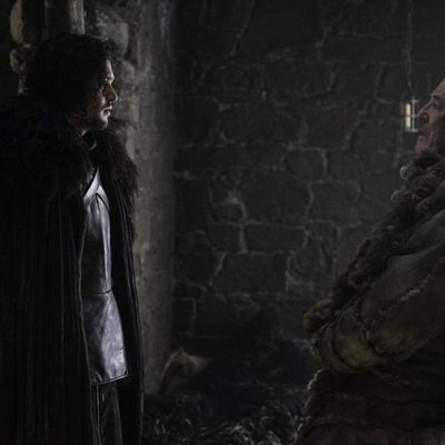 Jon Nieve y Mance Rayder en 'Juego de Tronos'