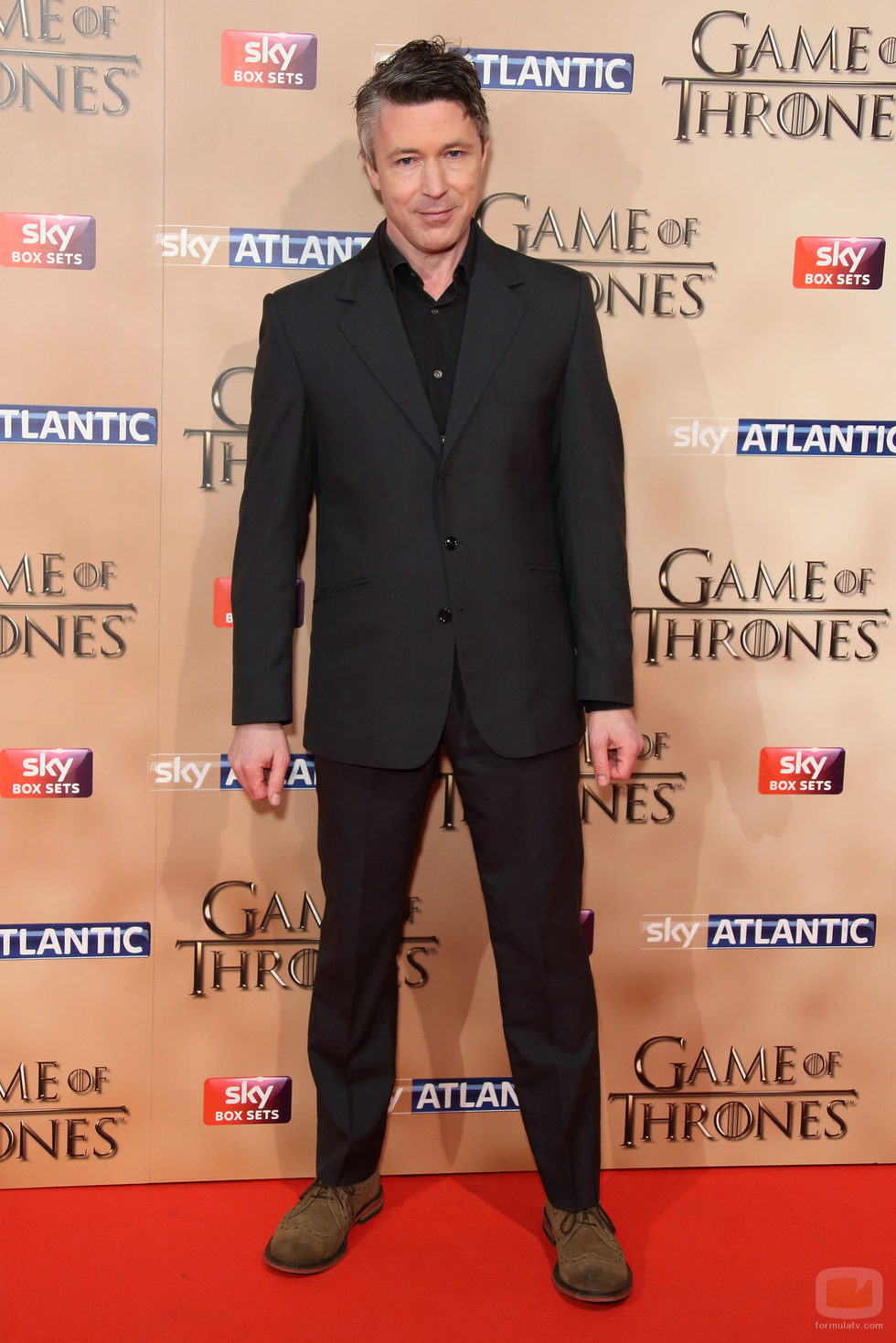 Aidan Gillen en la premiere de la quinta temporada de 'Juego de tornos'