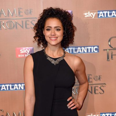 Nathalie Emmanuel en la premiere de la quinta temporada de 'Juego de tornos'