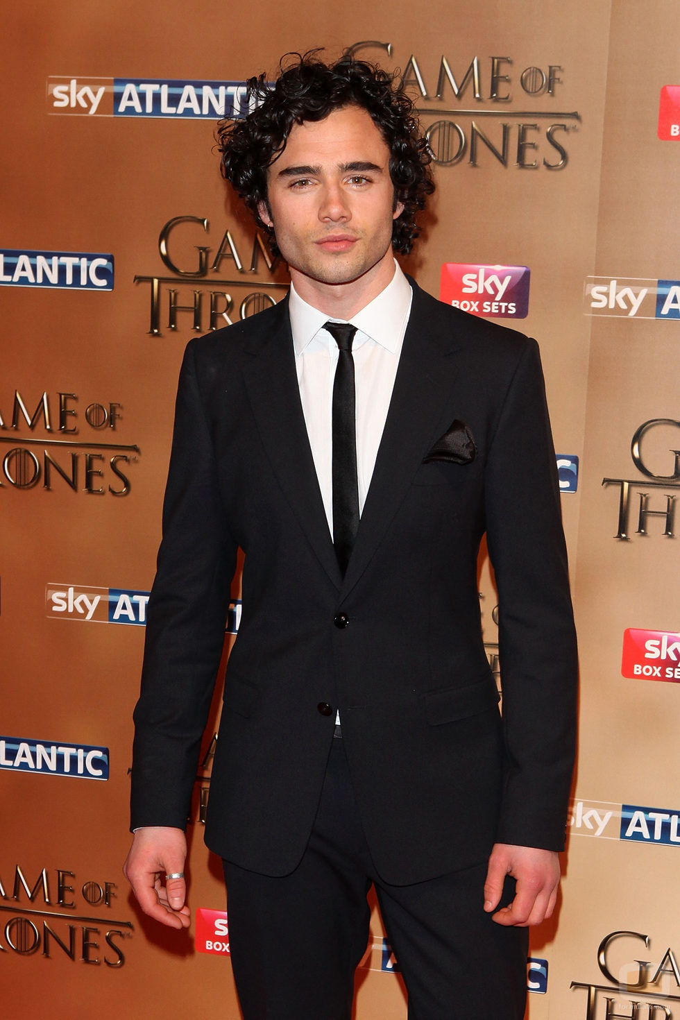 Toby Sebastian en la premiere de la quinta temporada de 'Juego de tornos'