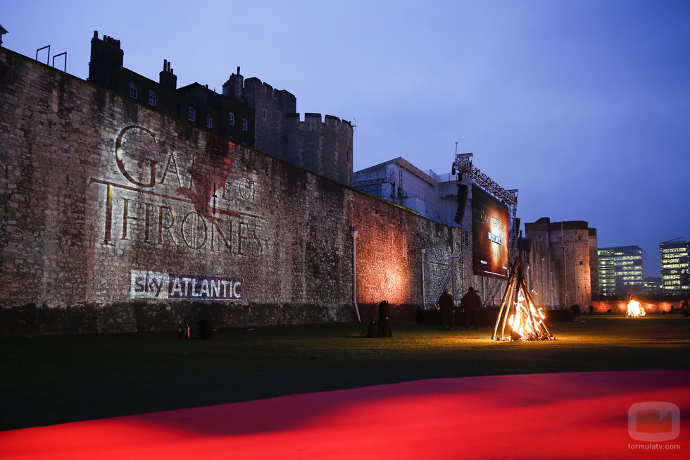 Premiere de la quinta temporada de 'Juego de Tronos' en la torre de Londres