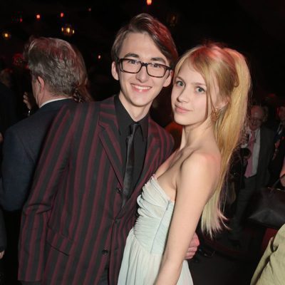 Isaac Hempstead-Wright en el after party de la premiere de la quinta temporada de 'Juego de tornos'