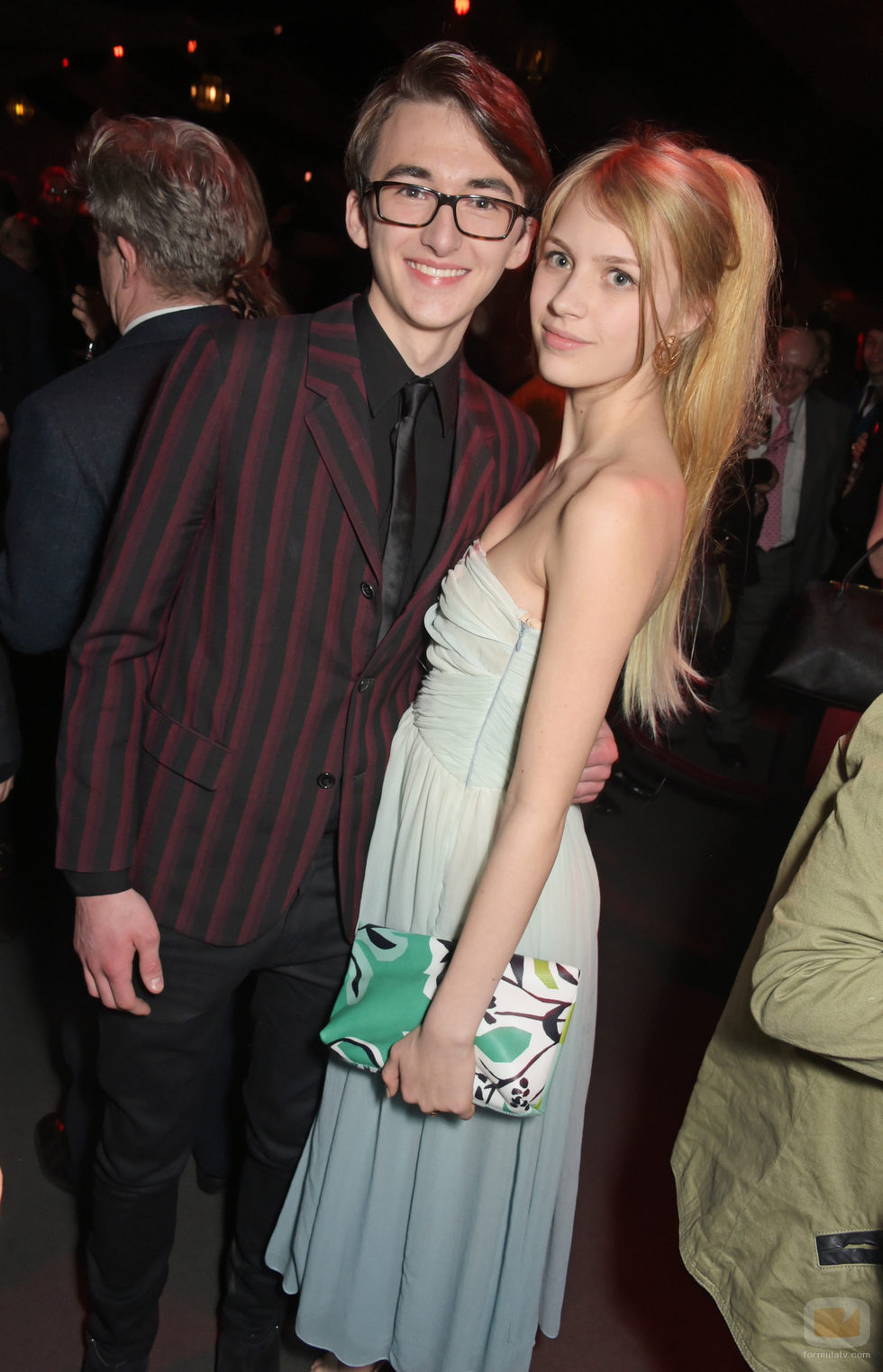 Isaac Hempstead-Wright en el after party de la premiere de la quinta temporada de 'Juego de tornos'