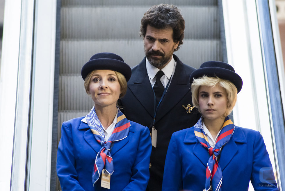 Irene, Amelia y Julián en el quinto episodio de 'El ministerio del tiempo'