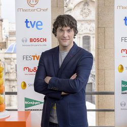Jordi Cruz en la presentación de 'Masterchef 3' en el FesTVal de Murcia