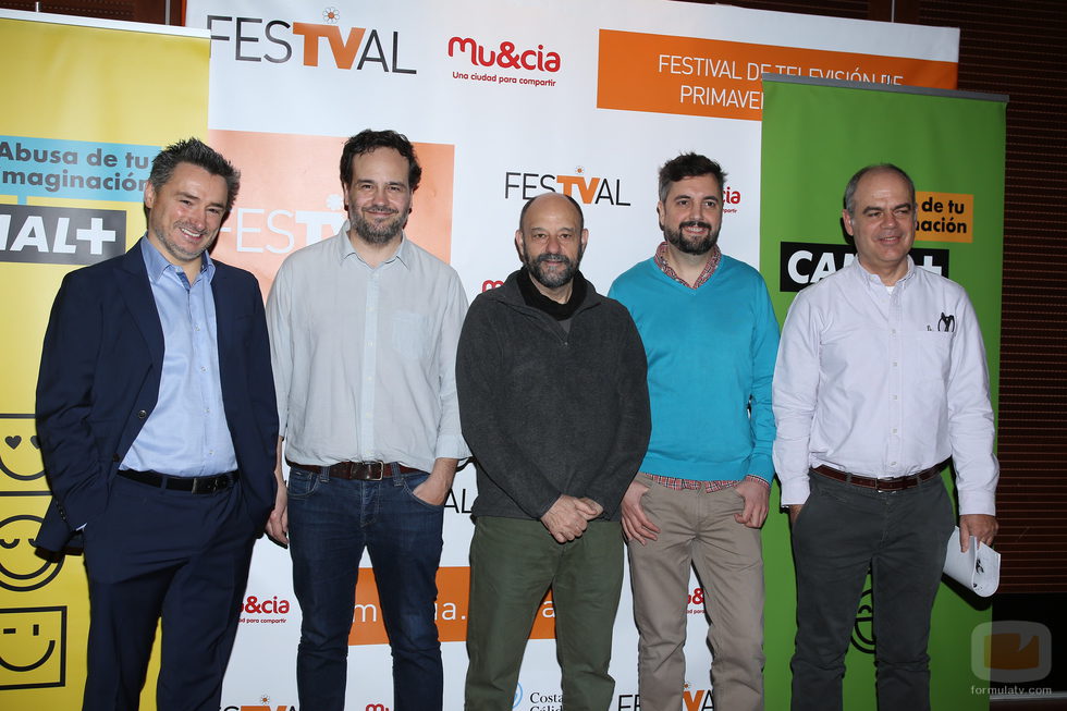  Joseba Fiestras, Jorge Ortíz, Javier Cansado, Álex Mendibil y Miguel Salvat
