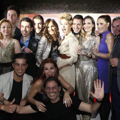 Foto de familia en los Premios Studio 54