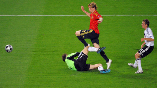 Fernando Torres impresiona a los aficionados en la Eurocopa