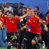 Celebración España Campeona de Europa