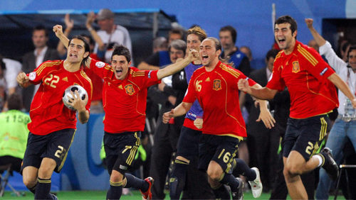 Celebración España Campeona de Europa