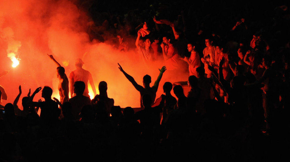 Madrid arde durante la celebración de la Eurocopa 2008