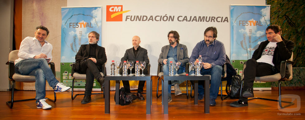 Javier Olivares, Emilio Pina, Teddy Villalba, Víctor García y Álex Pina