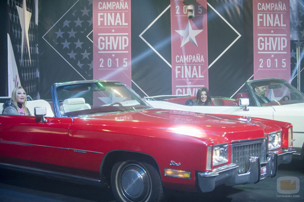 Belén y Aguasantas en los coches de la final de 'GH VIP 3'