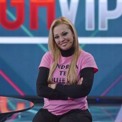 Belén esteban contenta en la final de 'GH VIP 3'