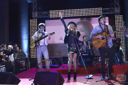 Paulina Rubio canta en la final de 'GH VIP 3'