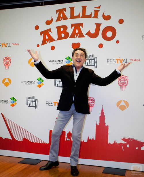 Mariano Peña en la presentación de 'Allí abajo'