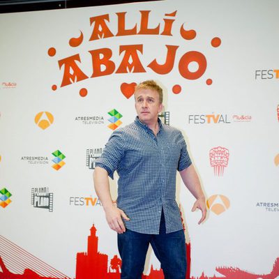 Óscar Terol en el photocall de 'Allí abajo'