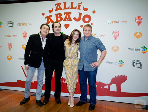 Mariano Peña, Alfonso Sánchez, María León y Óscar Terol