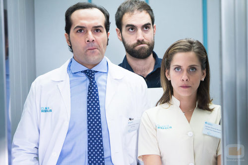 Rober, Carmen e Iñaki en el primer episodio de 'Allí abajo'