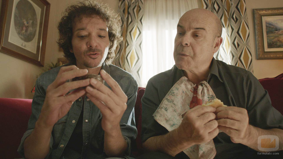 El Morfi y Paco en el segundo episodio de 'Aquí Paz y después Gloria'