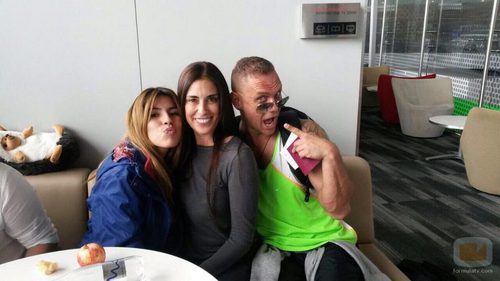 Chabelita Pantoja, Isabel Rábago y Nacho Vidal