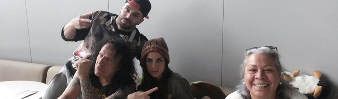 Rasel, Fortu, Suhaila Jad y Carmen Gahona