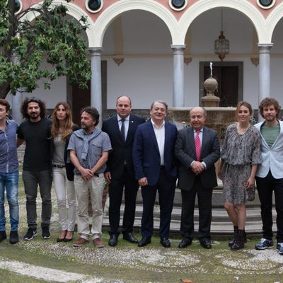 El elenco de 'Carlos, Rey Emperador' graba en la Alhambra de Granada sus primeras escenas